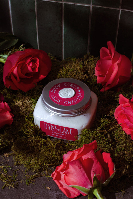 Foaming Body Scrub- Rose